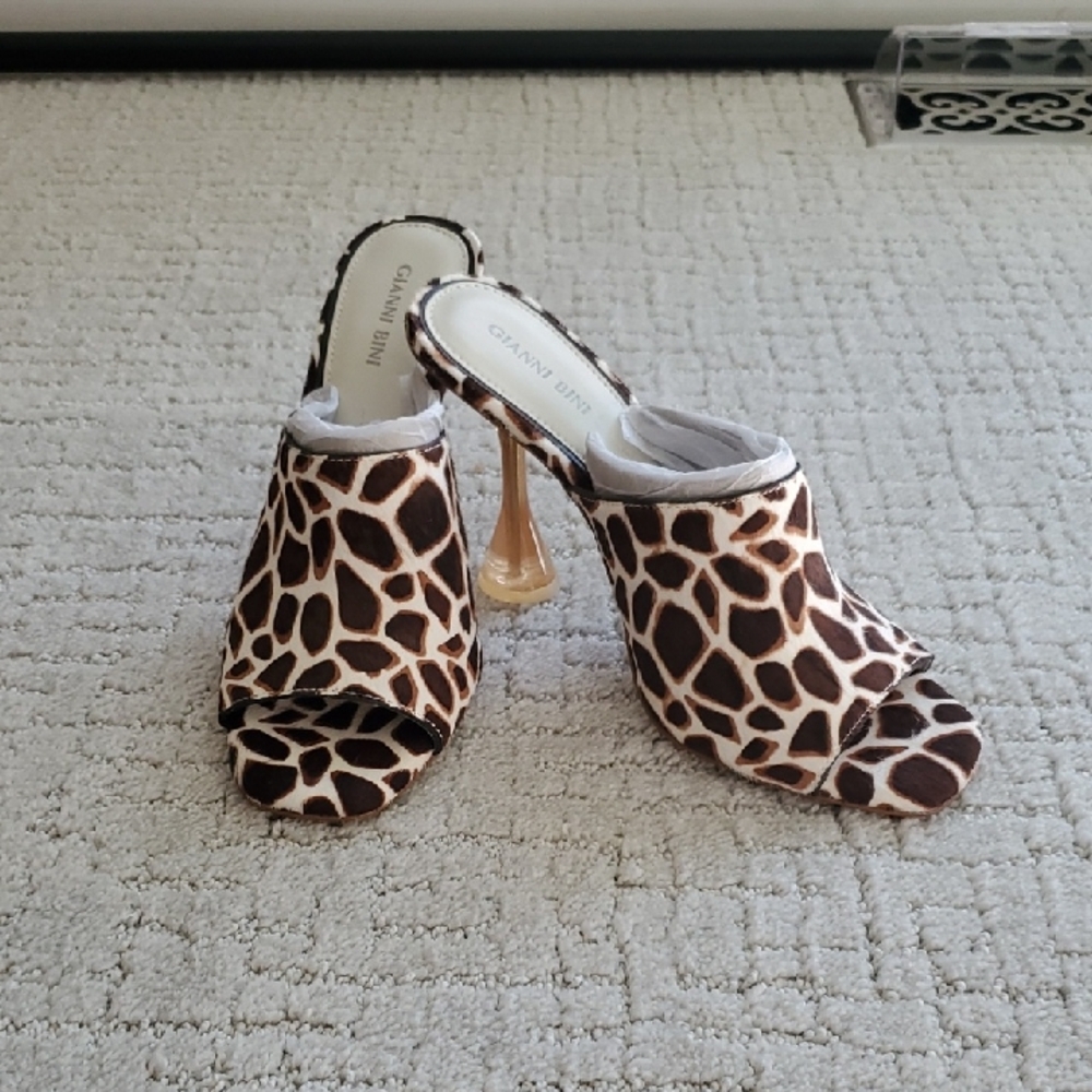 Gianni Bini Pony Hair Mules